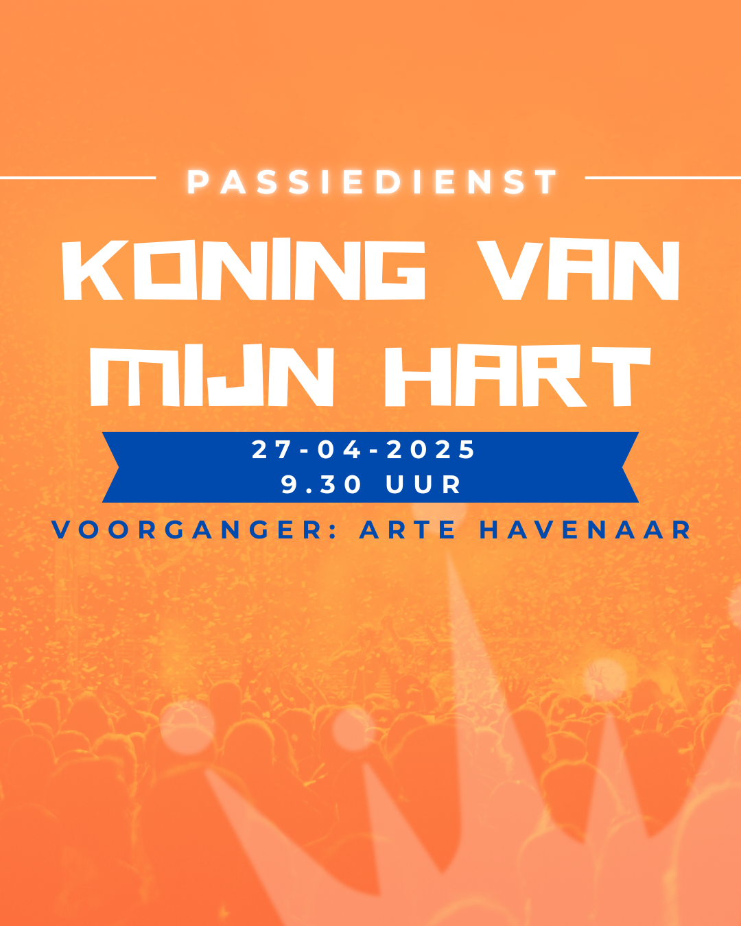 Aankondiging passiedienst 27-04-2025